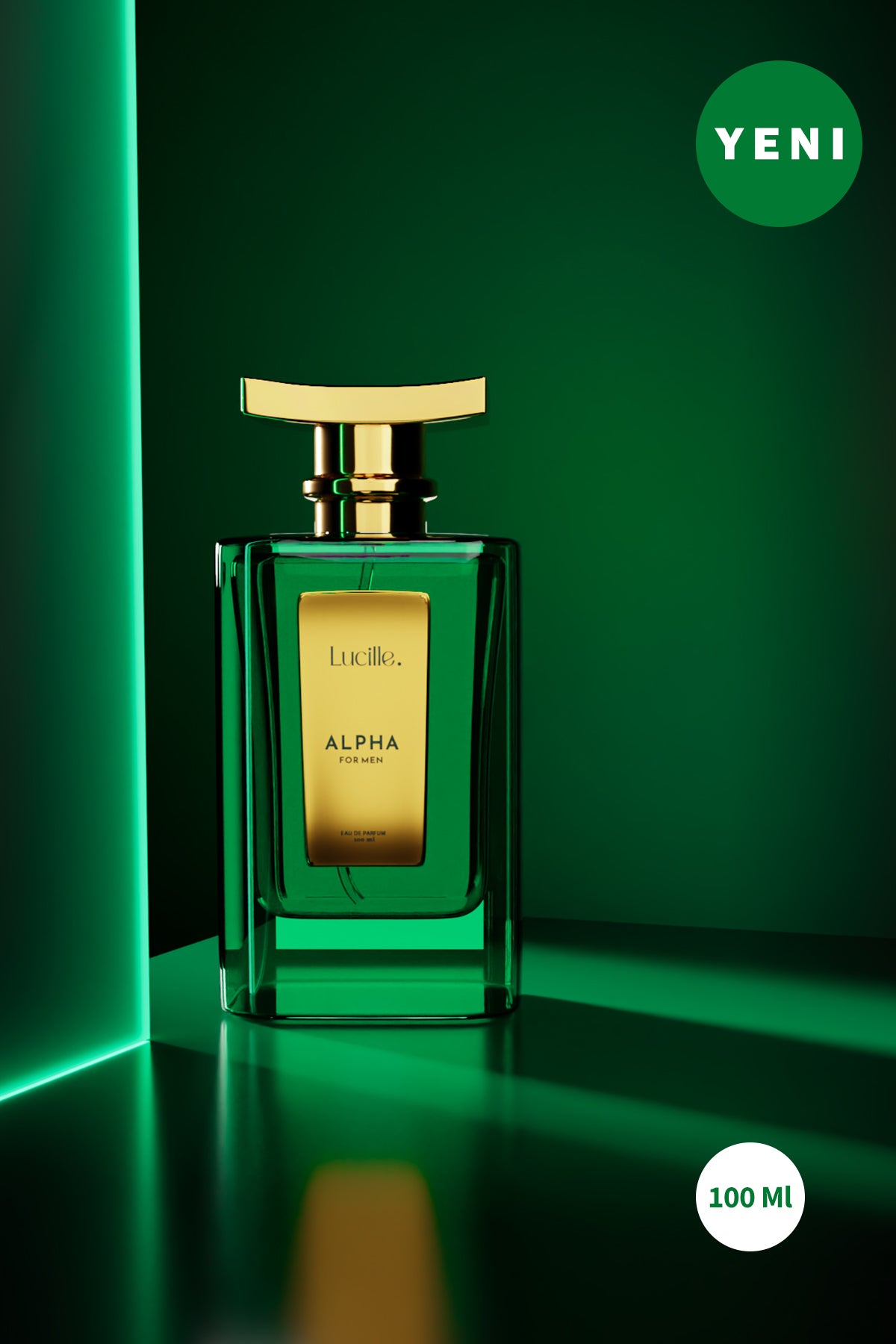 Lucille Alpha Özel Kutusunda 100 ML EDP Erkek Parfümü Fresh Koku - Esans Kalıcı Koku
