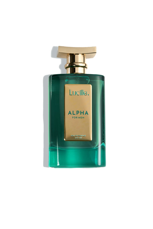 Lucille Alpha Erkek Parfümü – Fresh & Odunsu Baharatlı Koku | 100 ML EDP | Uzun Süre Kalıcı