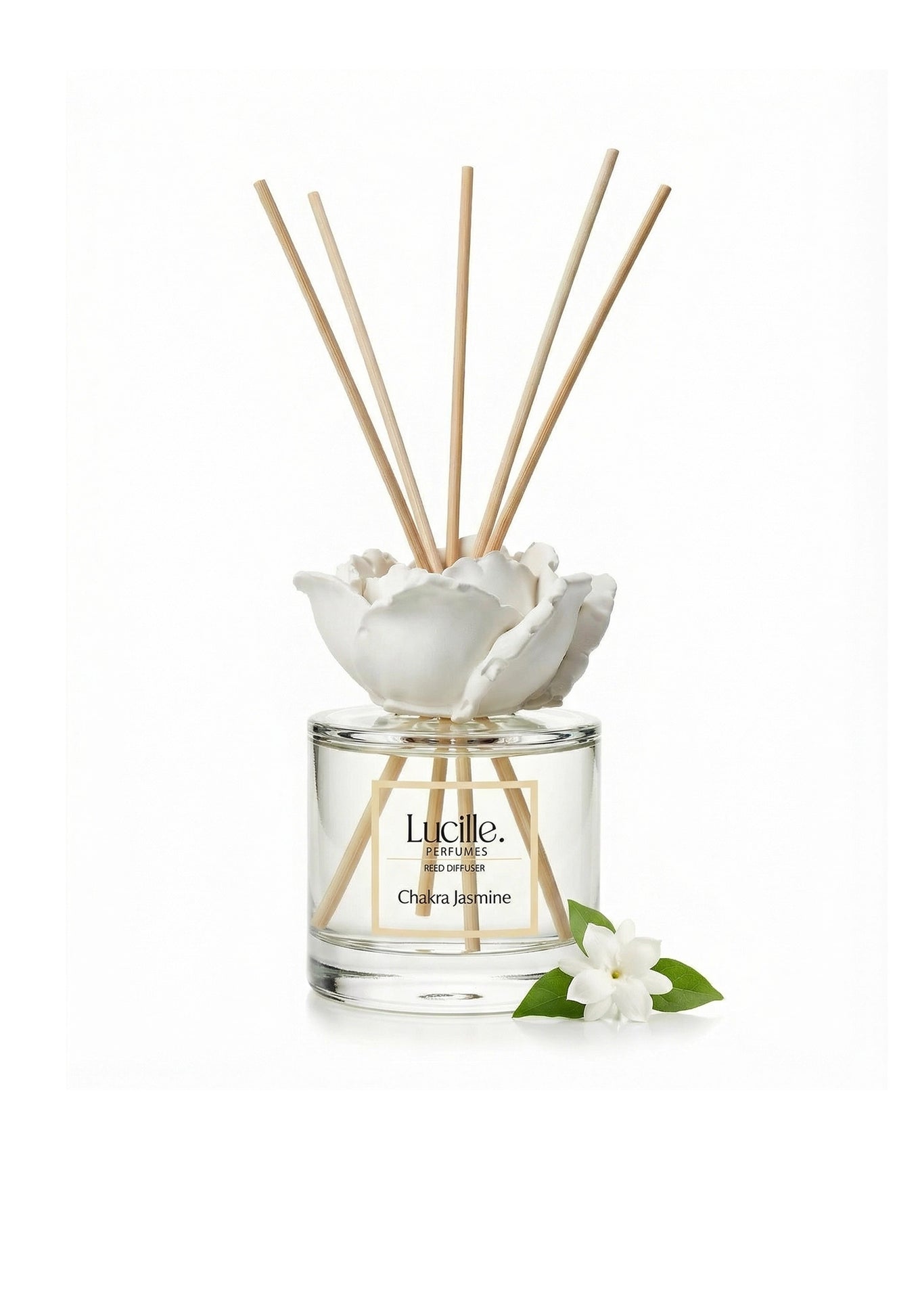 Lucille Jasmine – Temizliğin Çiçek Hali | Orijinal Esanslı Oda Kokusu 130 ml