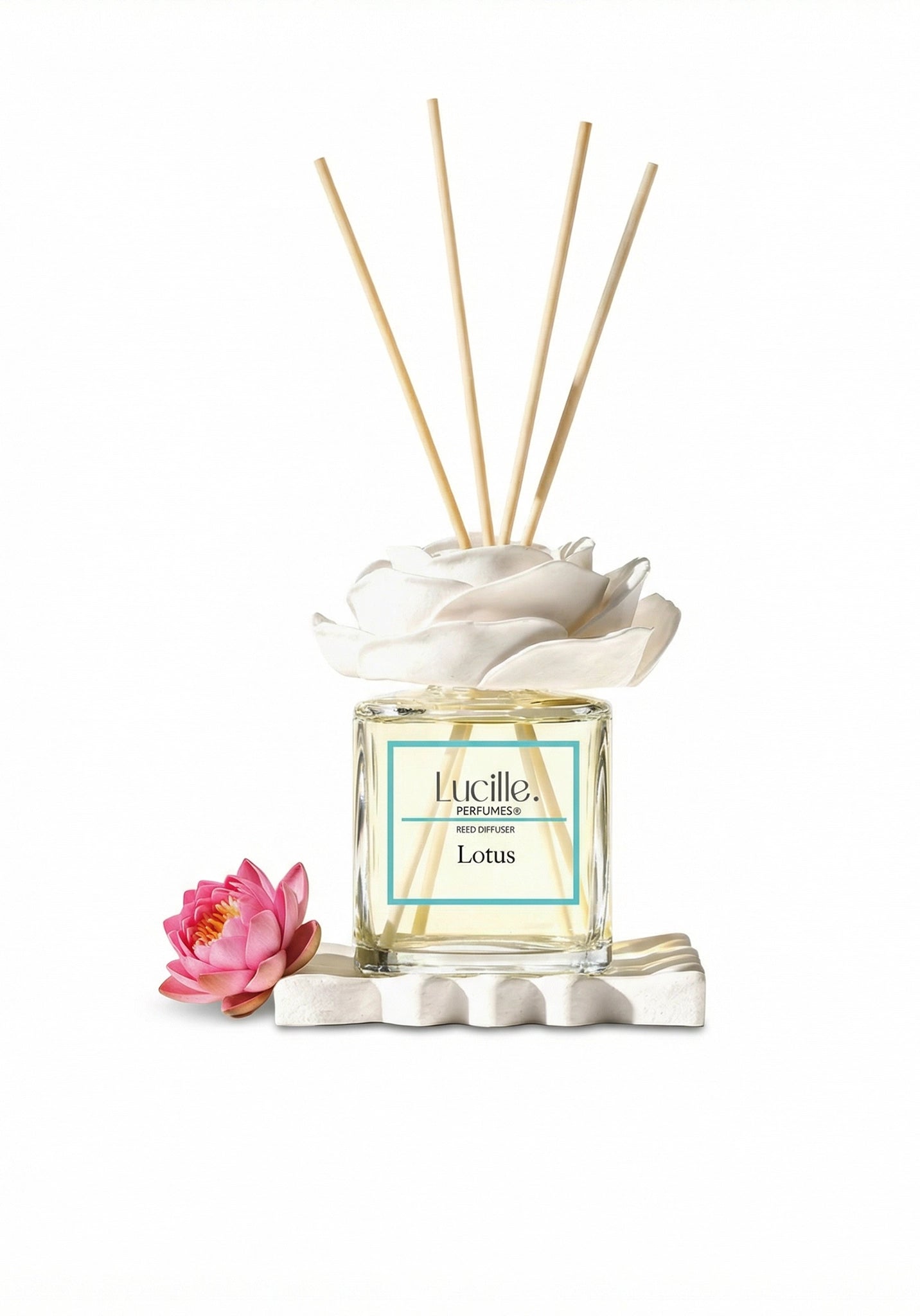 Lucille Lotus – Zihni Yavaşlatan Bir Ferahlık | Orijinal Esanslı Oda Kokusu 200 ml