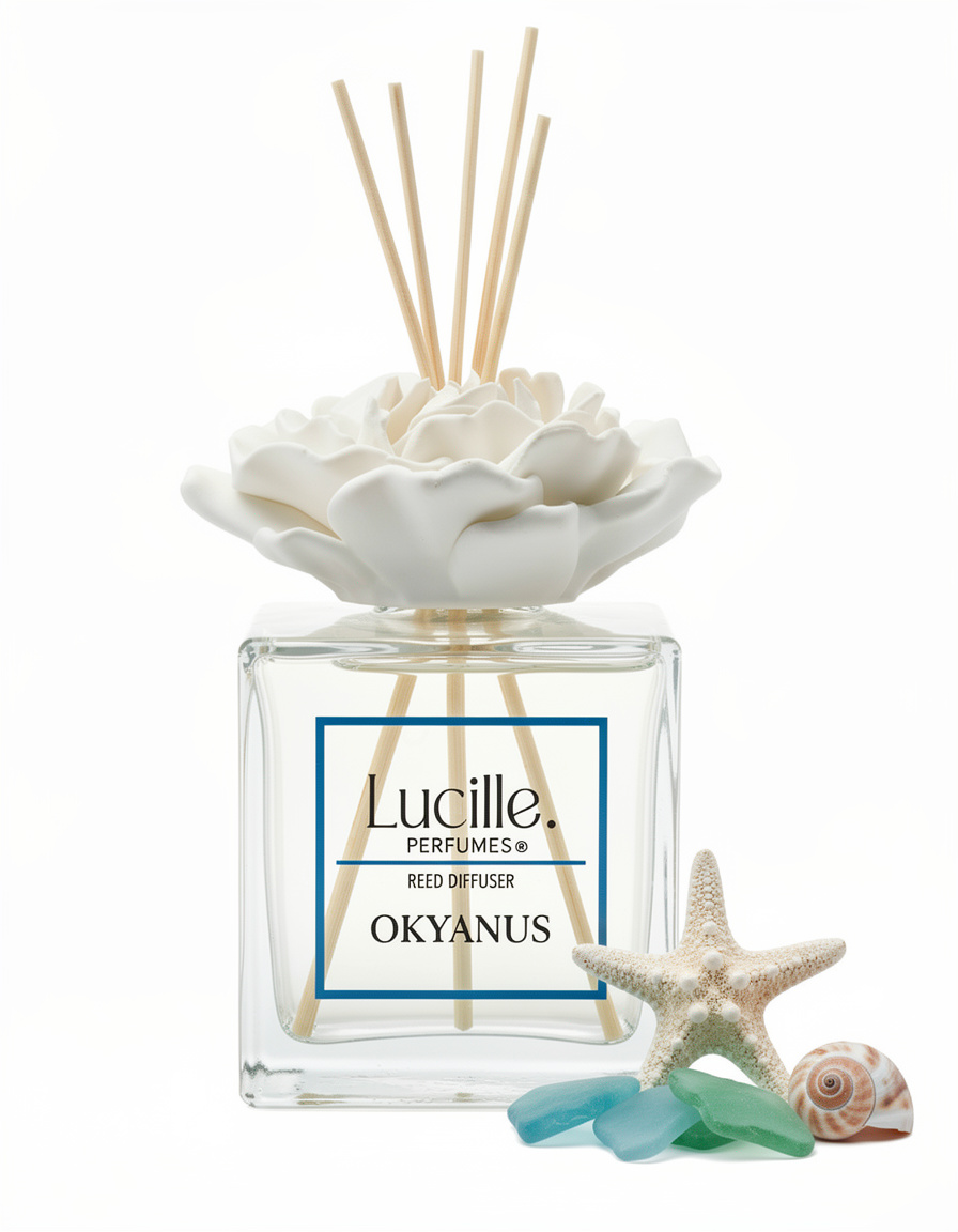 Lucille Okyanus – Ferahlığın ve Özgür Nefesin Kokusu | Orijinal Esanslı Oda Kokusu | 500 ml