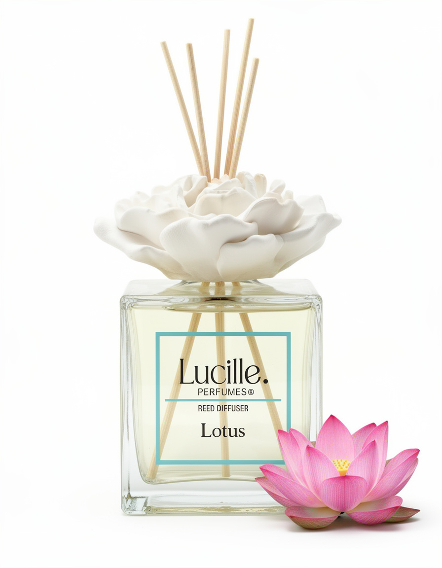 Lucille Lotus – Zihni Yavaşlatan Bir Ferahlık | Orijinal Esanslı Oda Kokusu 500 ml