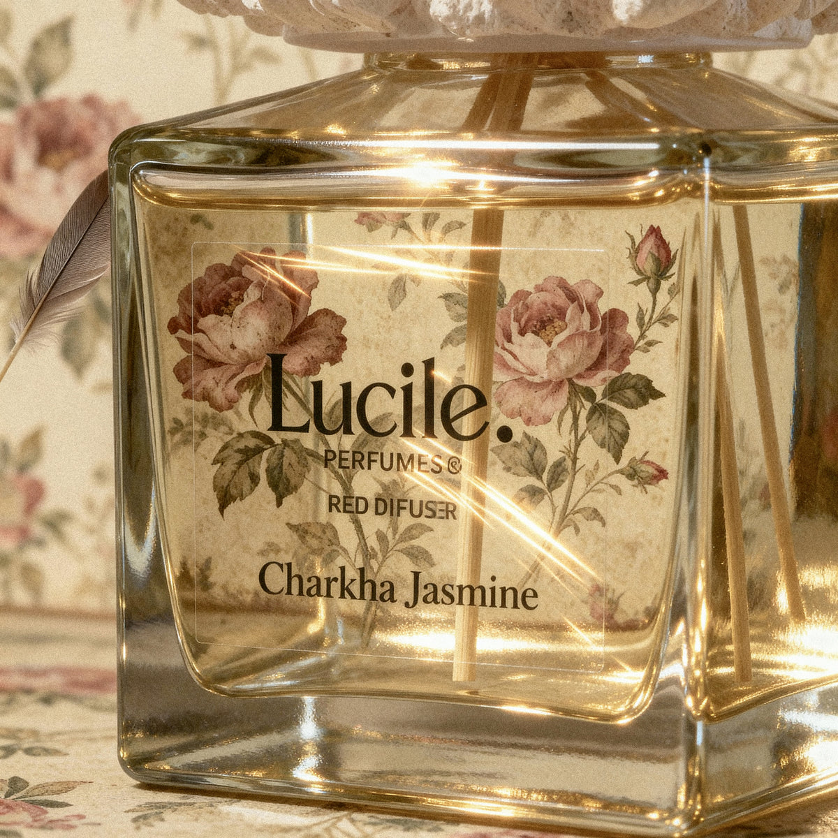 Lucille Jasmine – النظافة في صورة زهرية | معطر غرف بخلاصة عطرية أصلية 500 مل