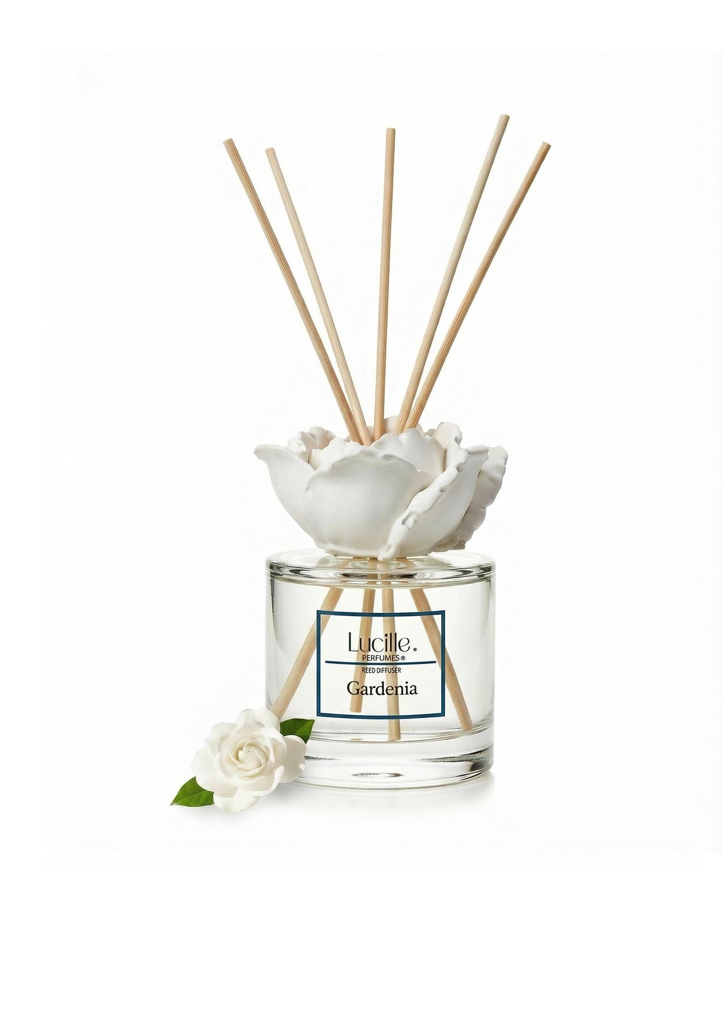 Lucille Gardenia – Aydınlık ve Temiz Bir Ev Hissi | Orijinal Esanslı Oda Kokusu 130 ml