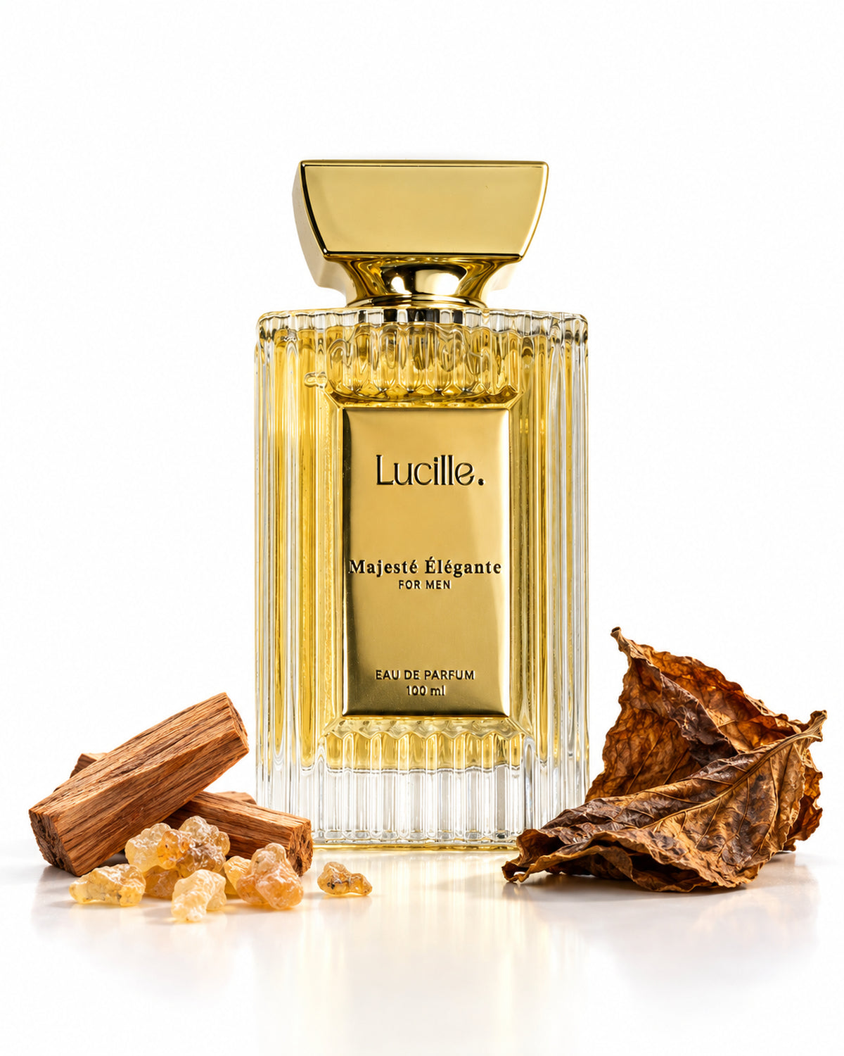 Lucille Majeste Elegante Men’s Perfume 100 ml EDP editorial image
