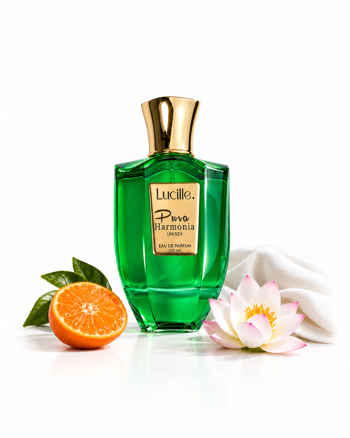 Lucille Pura Harmonia Unisex Perfume 100 ml EDP editorial image