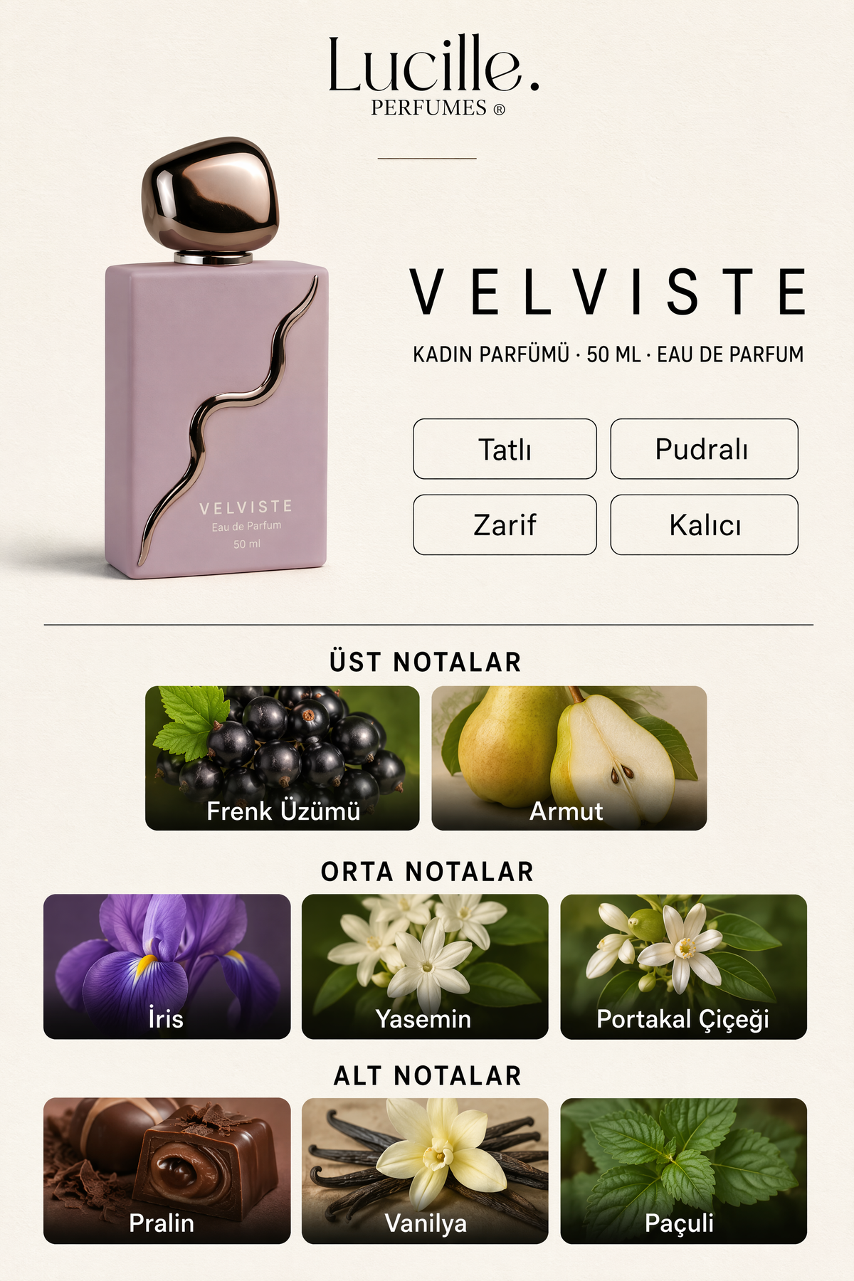 Velviste Eau de Parfum 50 ml