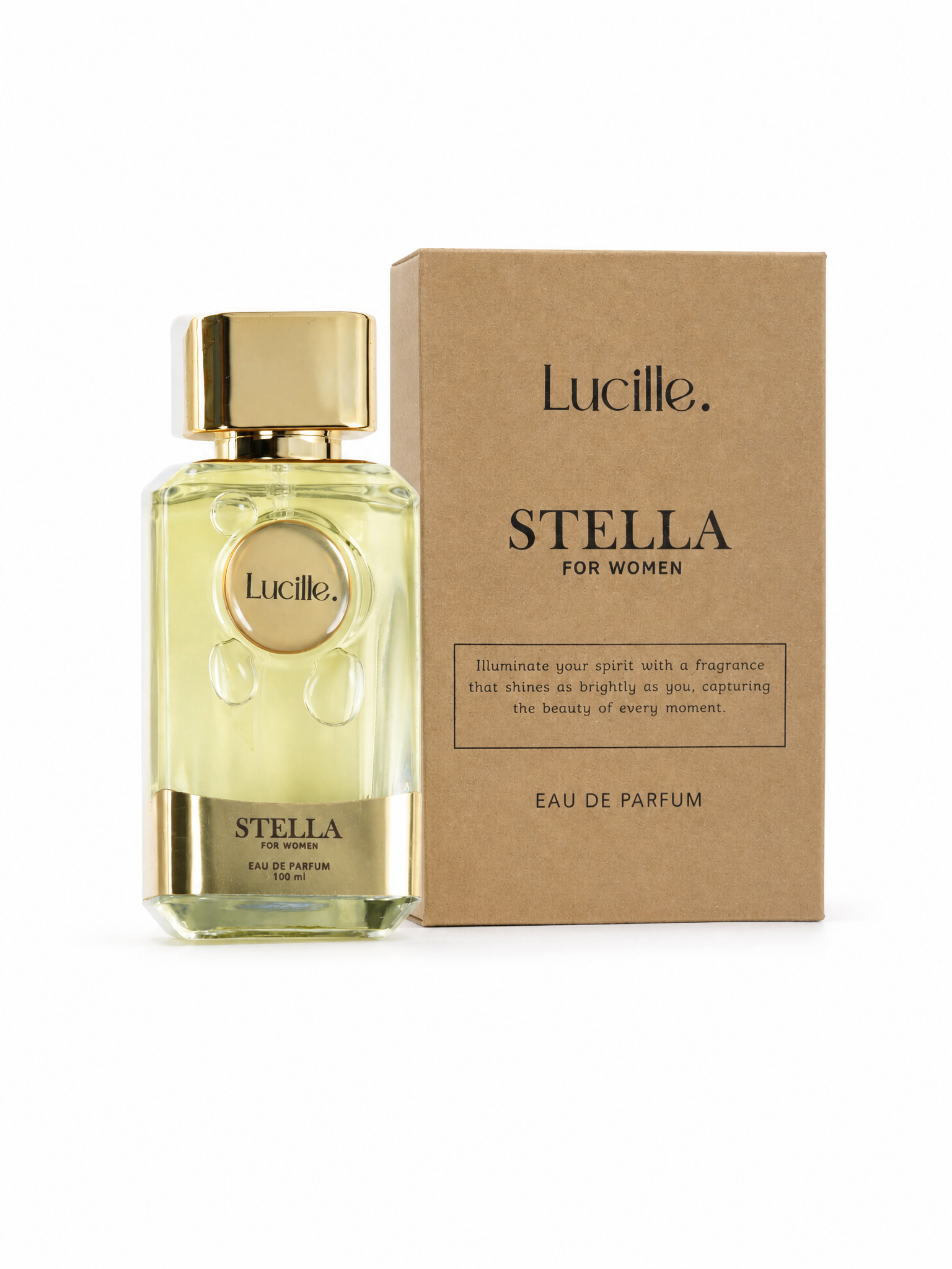 Lucille Stella Özel Kutusunda 100 ML EDP Kadın Parfümü Aromatik Koku - Esans Kalıcı Koku