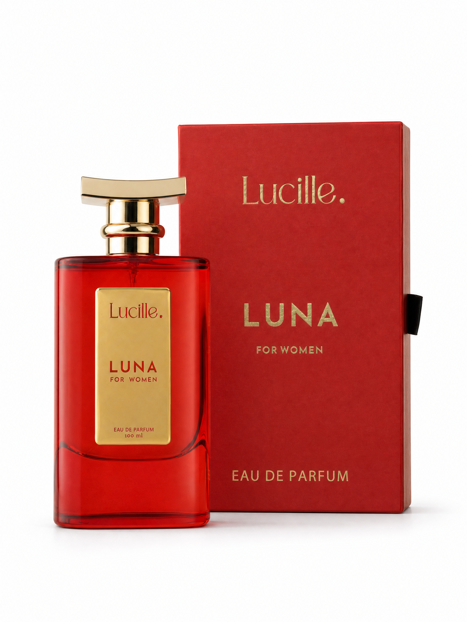 Lucille Luna Kadın Parfümü – Baharatlı & Amberimsi Koku | 100 ML EDP | Uzun Süre Kalıcı