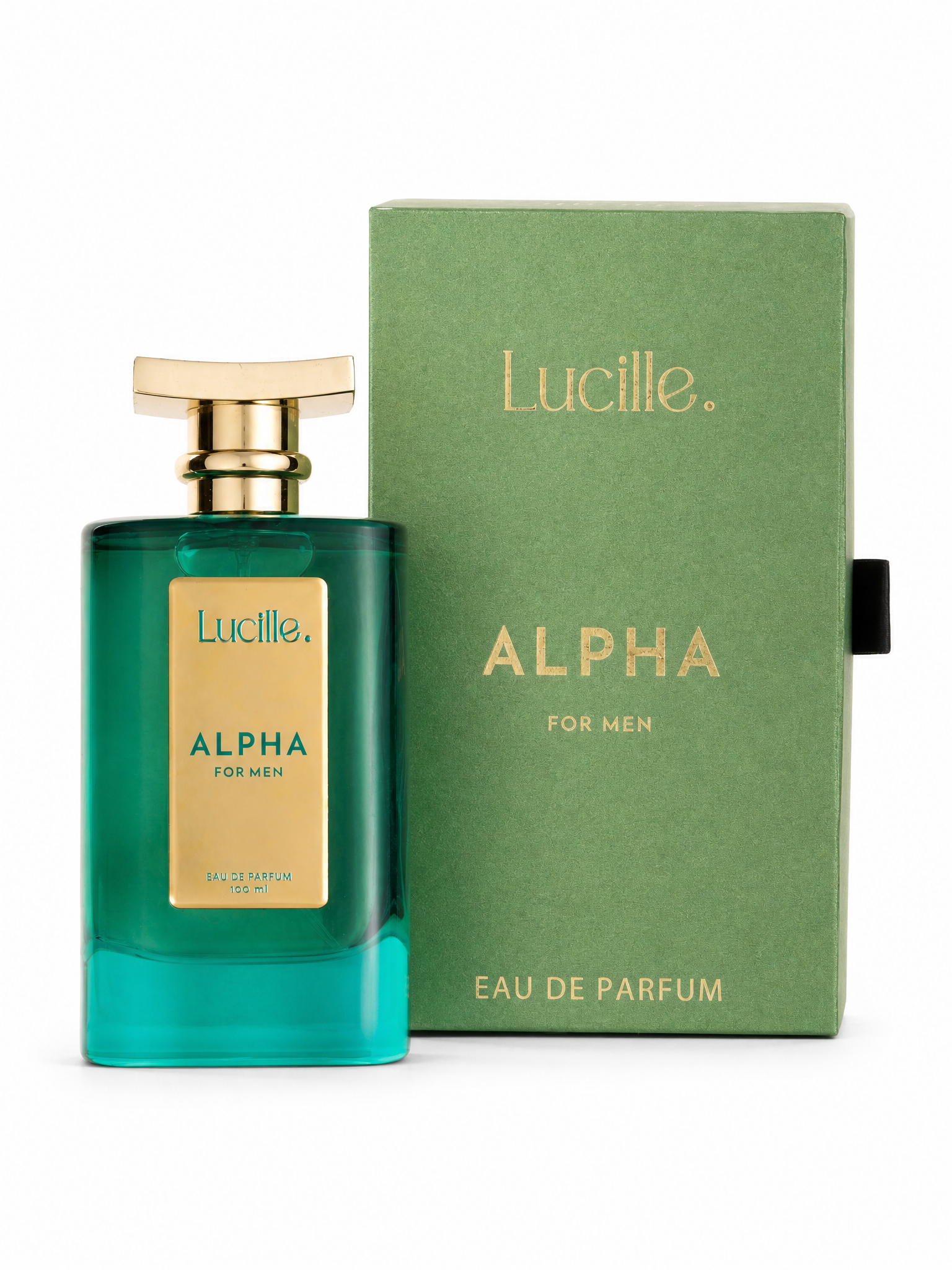 Lucille Alpha Erkek Parfümü – Fresh & Odunsu Baharatlı Koku | 100 ML EDP | Uzun Süre Kalıcı