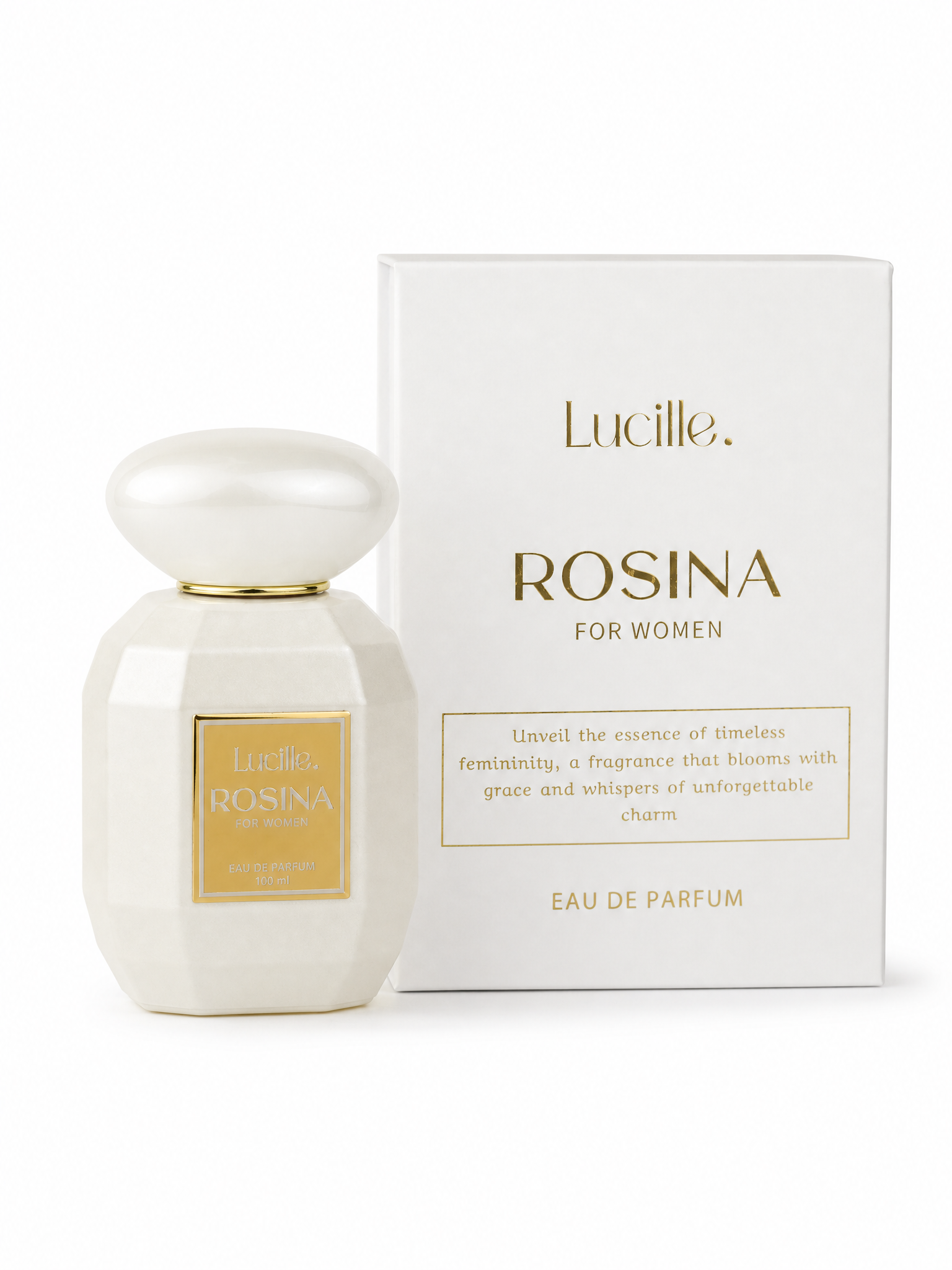 Lucille Rosina Özel Kutusunda 100 ML EDP Kadın Parfümü Aromatik Koku - Esans Kalıcı Koku